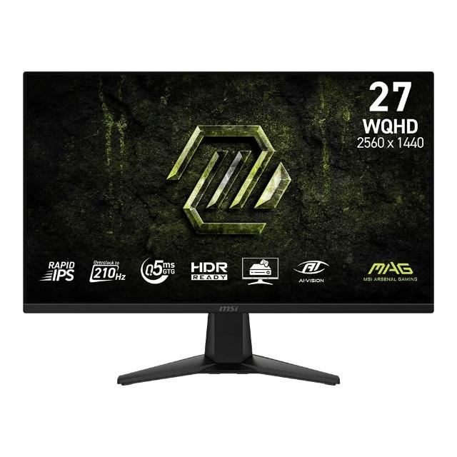 【MSI 微星】MAG 275QF E21 27型 IPS WQHD 210Hz 電競螢幕(0.5ms/HDR)