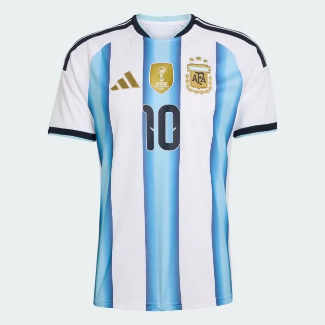 【adidas 愛迪達】世界盃 阿根廷 主場復刻版梅西球衣(KA8117 男款運動上衣 CLIMACOOL科技）