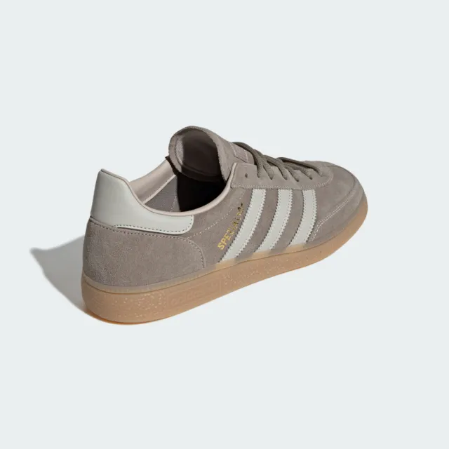 【adidas 愛迪達】Handball Spezial 男女 運動休閒鞋 德訓鞋 滑板鞋 舒適 卡其 灰(IH9761)