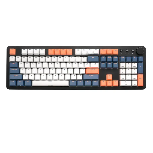 【i-Rocks】K73R PBT 夕陽海灣 無線機械式鍵盤-Cherry軸