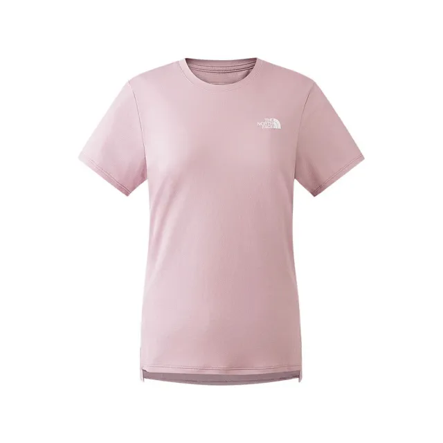 【The North Face】TNF 休閒 運動 速乾短袖T恤 W FLEX SHORT SLEEVES REG TEE - AP 女 粉 (NF0A8DFJ0SO)