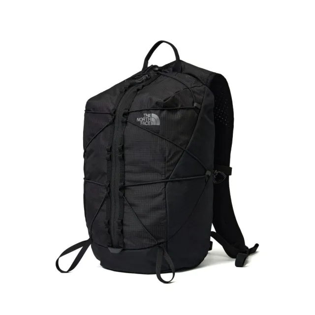 【The North Face】TNF 休閒 運動 DWR防潑水舒適背負後背包 BOREALIS TRAIL 16 男 女 黑 (NF0A8HRZJK3)