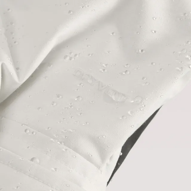 【The North Face】TNF 休閒 運動 DRYVENT防水連帽衝鋒衣 W REIGN ON JACKET - AP 女 米白 (NF0A8FZRROU)