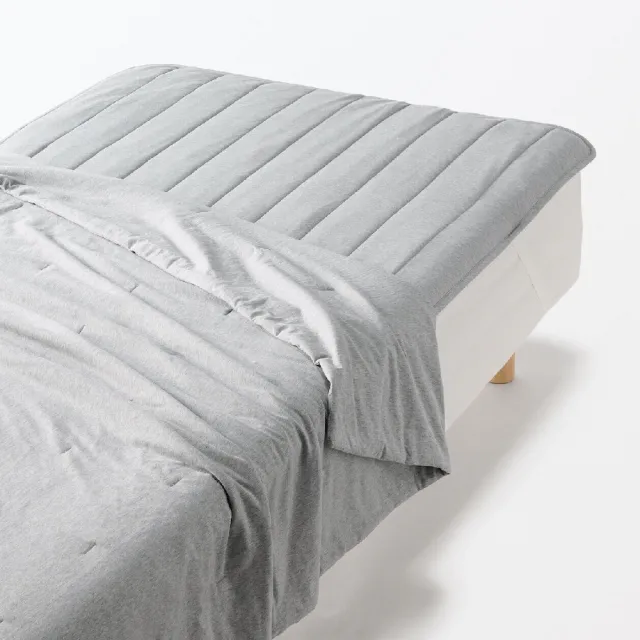 【MUJI 無印良品】涼感薄被/S(灰色/灰直紋/淺藍/象牙白/象牙白直紋)