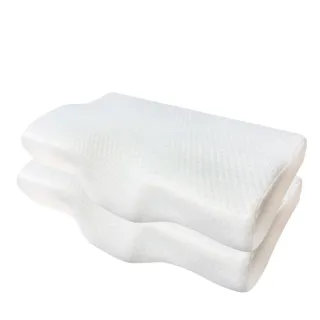 【Beroso 倍麗森】買一送一升級款金絲透氣護頸防鼾蝶形記憶枕頭(SGS檢驗合格10cm)