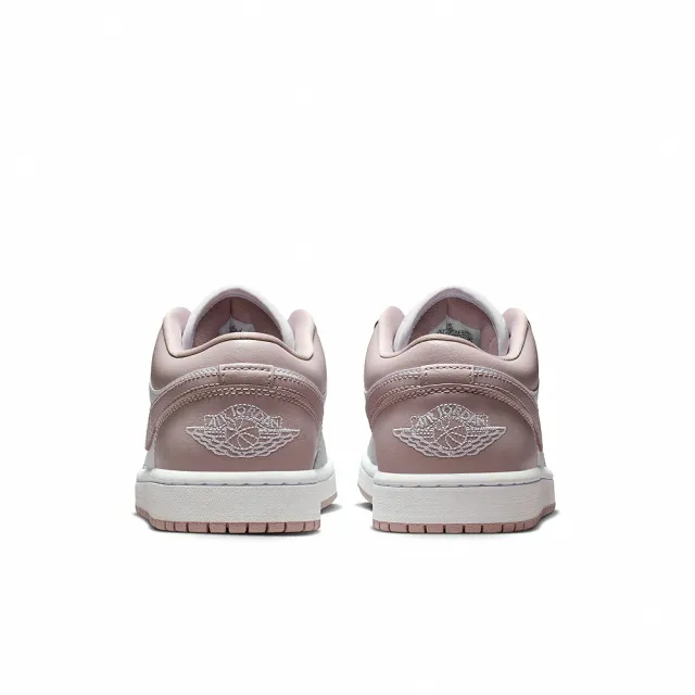 【NIKE 耐吉】WMNS AIR JORDAN 1 LOW 女鞋 休閒鞋 運動鞋 AJ1 喬丹 粉紅灰(DC0774606)