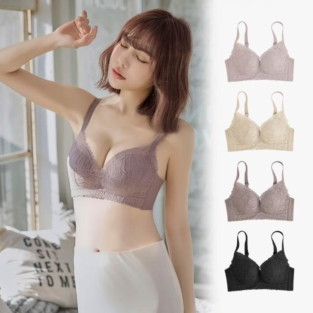 【myBRA】（A-C罩杯）靜謐暮歌｜莫代爾美波集中爆乳無鋼圈內衣（共四色）