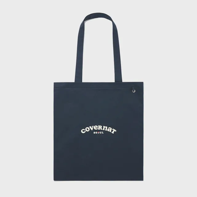 【COVERNAT】Clover Heart Logo首爾限定環保購物袋(ACC購物袋 海軍藍色)