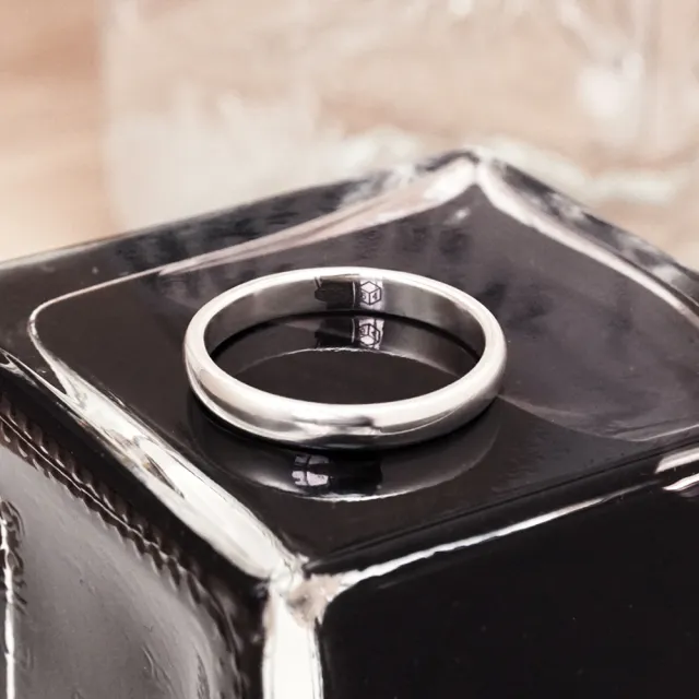 【ART64】圓弧銀戒 3mm窄版 925純銀 男生戒指 女生戒指 尾戒