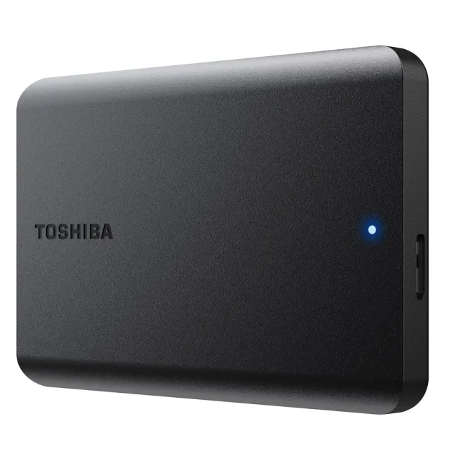 【TOSHIBA 東芝】磁吸充電線組★Canvio Basics A5 2TB行動硬碟+PD100W快充磁吸收納線1.5M