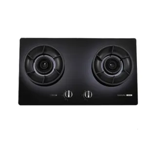 【SAKURA 櫻花】聚熱焱雙炫火二口玻璃檯面爐(G2923AG 原廠技師到府基本安裝)