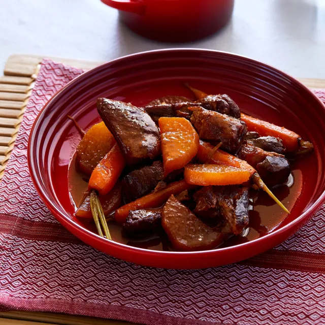 【Le Creuset】瓷器義麵盤 22cm(無花果)