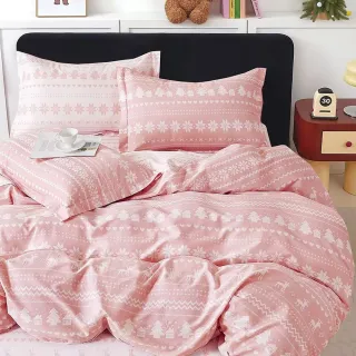 【DON】精梳純棉床包組x日式涼感紗涼被組(多款任選) 涼被/冷氣毯