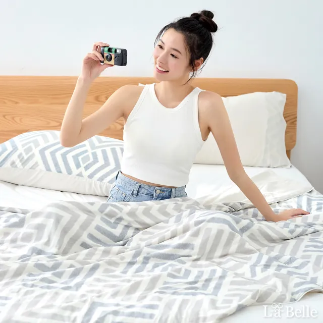 【Great Living 格蕾寢飾】La Belle ICECOOL眠綿冰蠶絲蛋白涼感涼被-雙人(180X200CM) 涼被/冰絲瞬涼/任選