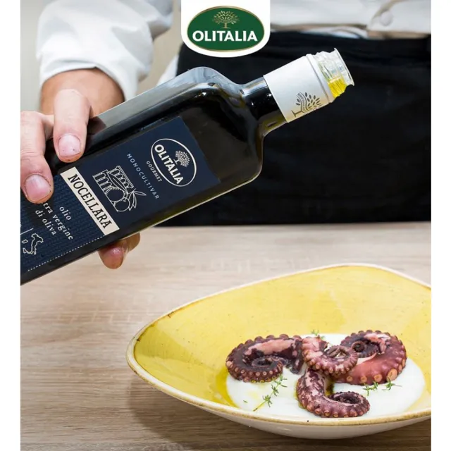 【Olitalia 奧利塔】Nocellara單一品種特級初榨橄欖油500ml-單入禮盒組