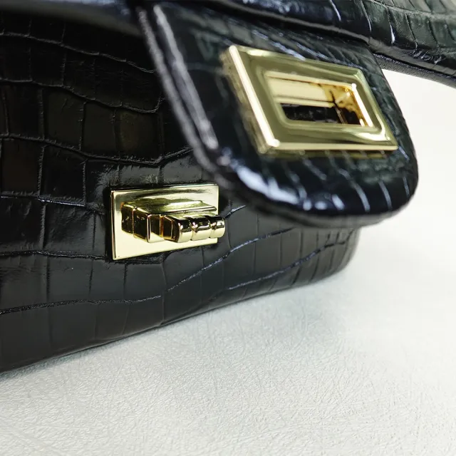 【M2nd】鱷魚腹皮提把香香包(Y0033D)