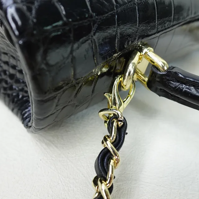 【M2nd】鱷魚腹皮提把香香包(Y0033D)