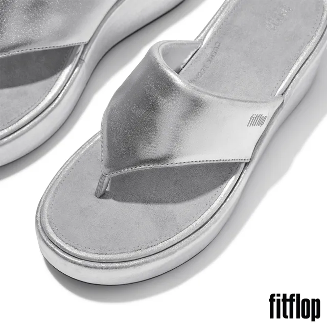 【FitFlop】PLATFFORMS 楔形厚底夾腳涼鞋-女(2色)
