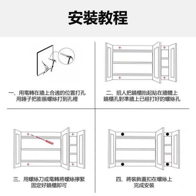 【歐德沐】復古風實木浴室鏡櫃 鏡櫃 鏡箱 120公分 防水防潮 多層儲物 靜音鉸鏈 無燈簡約款 預購15天