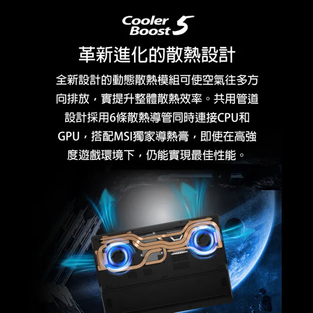 【MSI 微星】18吋U9-275HX  RTX5060 AI電競筆電(Crosshair 18 HX/16G/1T SSD/W11/A2XWFKG-058TW)