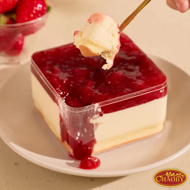 【CHAOBY 超比食品】甜點夢工廠-草莓生乳酪慕斯X2入(360g/入)