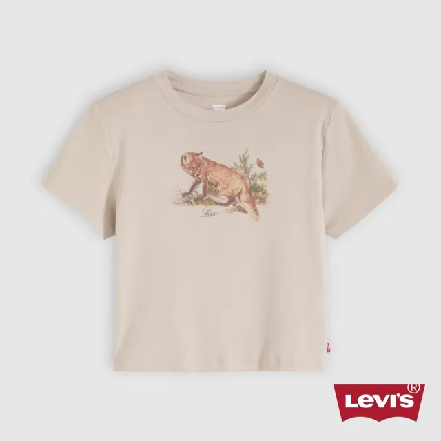 【LEVIS】運動短袖Tee / 設計印花 /220G厚磅 女生上衣 熱賣單品 A8798-0098
