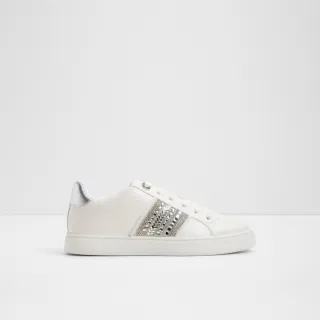 【ALDO】PALAZZI- 經典水鑽閃耀綁帶休閒鞋-女鞋(銀色)