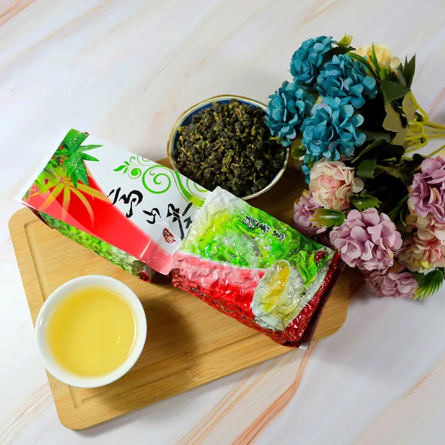 【龍源茶品】茶山漫遊梨山高山茶葉禮盒2罐組(150g/罐-共300g/附提袋/梨山烏龍茶/頂級禮盒/中秋送禮推薦)