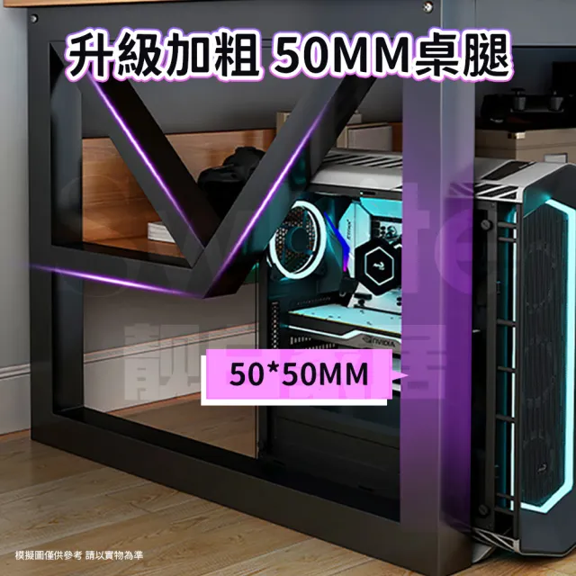 【靚白家居】重型工作桌 140公分 洞洞板電腦桌 (電競桌 書桌 工作桌 居家辦公桌 餐桌)