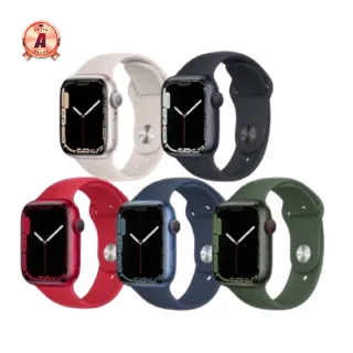 【Apple】A級福利品 Apple Watch Series 7 45公釐 GPS版 32GB(鋁金屬錶殼搭配運動型錶帶)