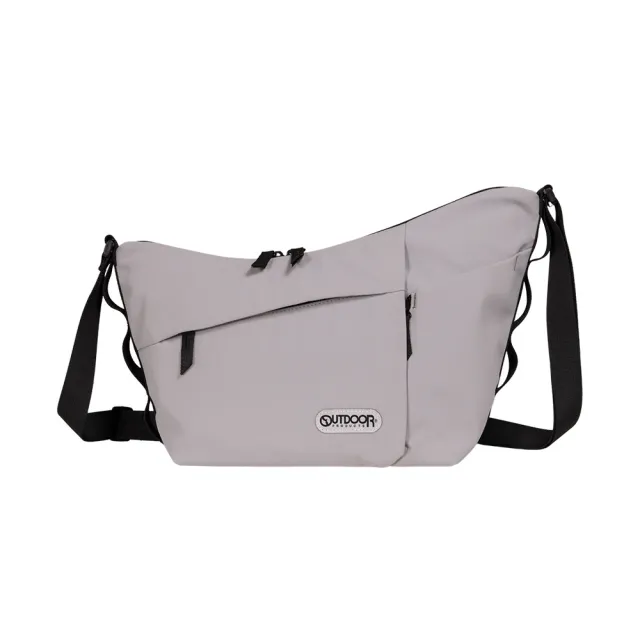【OUTDOOR】雙11 極簡風尚側背包-淺灰色 OD163359LGY