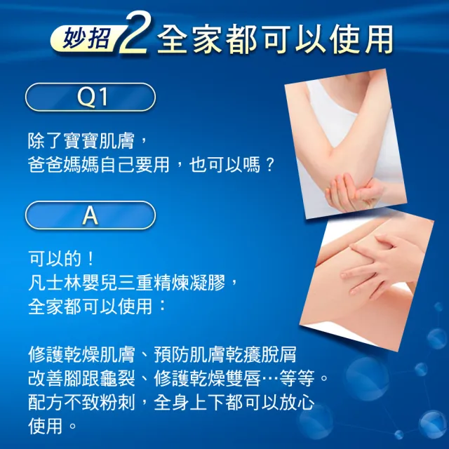 【Vaseline 凡士林】官方直營 經典嬰兒高純修護凝膠368g 12入_箱購