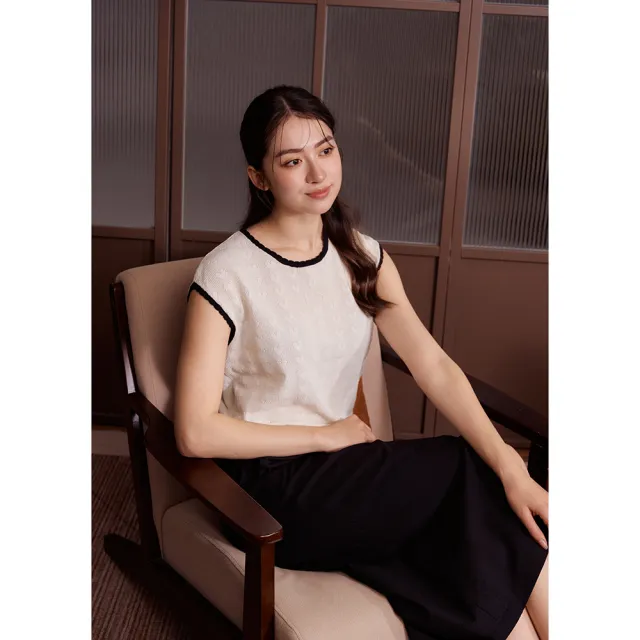 【perng yuh 芃諭名品】知性步履 側切接 直筒中裙(2026 SS Collection|5A春夏新品上市)