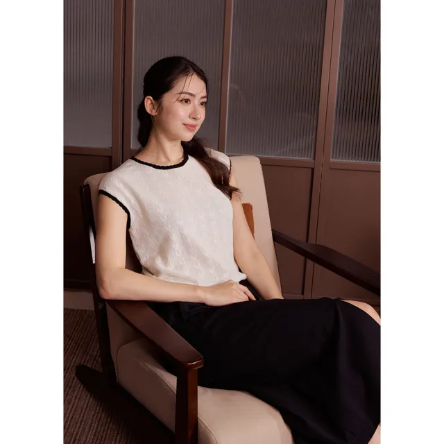 【perng yuh 芃諭名品】知性步履 側切接 直筒中裙(2026 SS Collection|5A春夏新品上市)