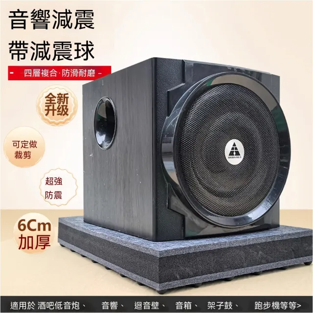 【諾必行】音響減震墊 低音炮防震墊 消音墊 回音壁隔音墊 音箱KTV酒吧 2個尺寸