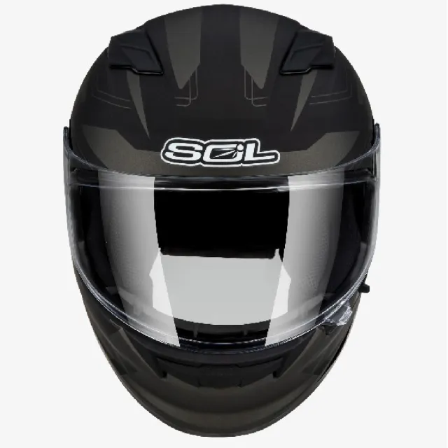 【SOL】SF-6 超新星 消光黑/銀 全罩式安全帽(內襯│鏡片│內藏墨鏡│加強型眼鏡溝)