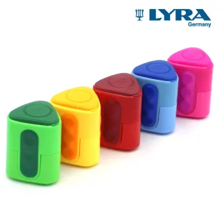 【LYRA】雙孔削筆器-1入(削鉛筆機 削鉛筆 大小通吃 削鉛筆器 筆削)
