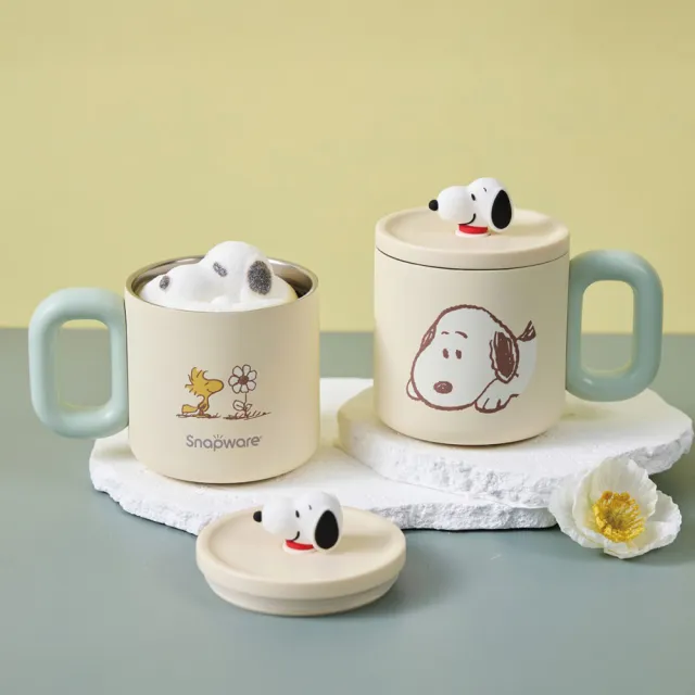【CorelleBrands 康寧餐具】Snapware SNOOPY保溫馬克杯360ml-兩款任選