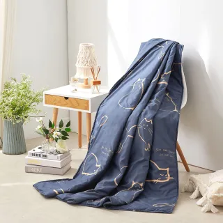 【DUYAN 竹漾】舒柔棉涼被 / 多款任選 5x6 (涼感被 涼被 夏被 空調被 四季被 薄被)