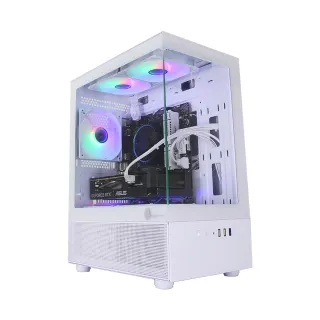 【華碩平台】i7二十核RTX 5060 Win11{旭日戰神2 W}電競機(i7-14700F/B760/32G D5/1TB)