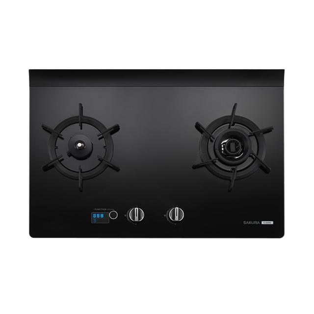 【櫻花】一級智能雙炫火二口玻璃檯面爐(G2928G 原廠技師到府基本安裝)