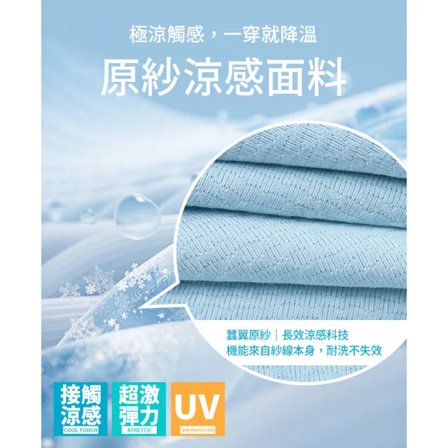 【JU SHOP】超值三件組!男女原紗涼感衣 速乾衣( 運動衣 短袖 涼感T恤 吸濕排汗 圓領T 防曬 情侶款)