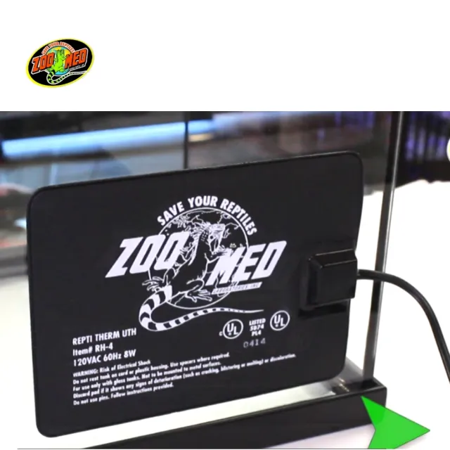 【Zoo Med】4W 迷你型加溫片 兩棲爬蟲加熱墊/恆溫保暖過冬必備/加熱墊/10×13cm(快速發熱 ZOO MED RH7)