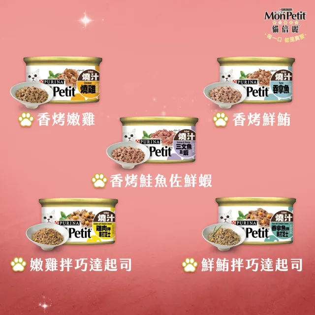 【MonPetit 貓倍麗】美國經典主食罐 85gx24罐(貓主食 貓罐頭 貓濕糧)