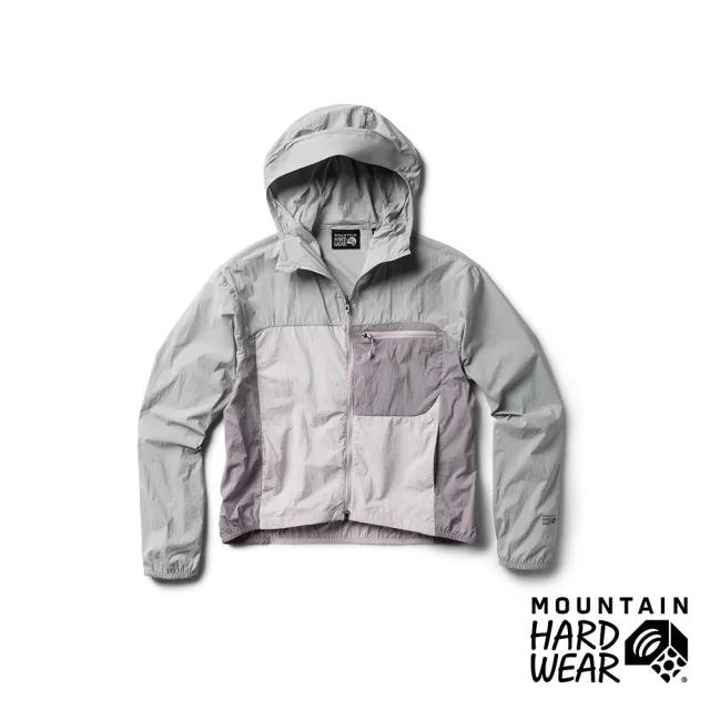 【Mountain Hardwear】Wind Veil Hooded Jacket W 輕量防風連帽外套 弦月灰/城霧/風暴來襲 #2146771
