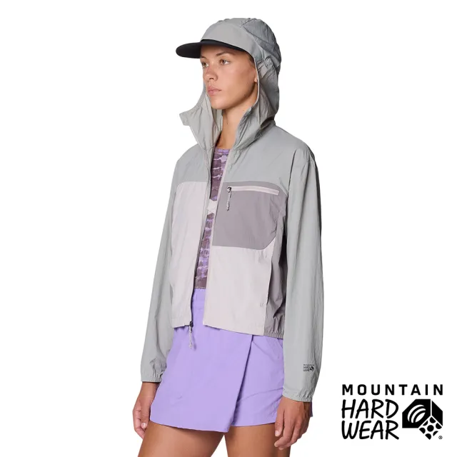 【Mountain Hardwear】Wind Veil Hooded Jacket W 輕量防風連帽外套 弦月灰/城霧/風暴來襲 #2146771