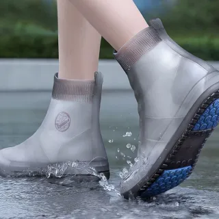 【希賽德】快速穿脫矽膠雨鞋套 重複使用矽膠鞋套 防滑矽膠雨鞋 厚底雨鞋套 防水鞋套 防水雨鞋套 防滑雨鞋套