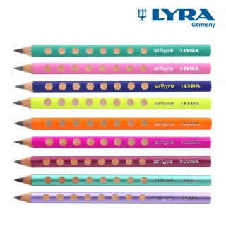 【LYRA】三角洞洞鉛筆6入-多色可選(原廠正版 德國製 三角鉛筆 鉛筆 大三角鉛筆 洞洞筆 粗三角鉛筆)