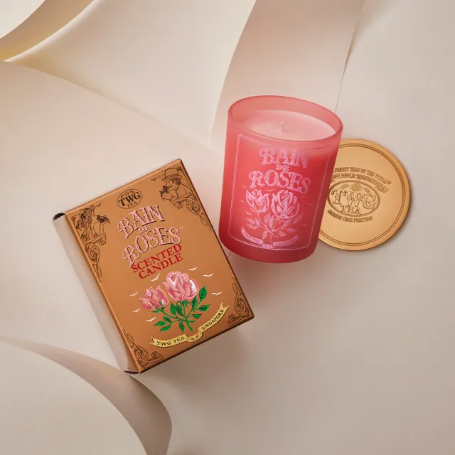 TWG Tea】玫瑰芬香茶薰香蠟燭Bain de Rose Tea Scented Candle(茶薰香