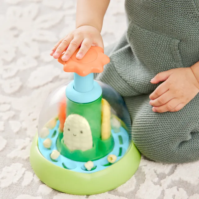 【Skip Hop】Farmstand瘋狂爆米花(嬰兒玩具/兒童玩具/感官遊戲/感官玩具)